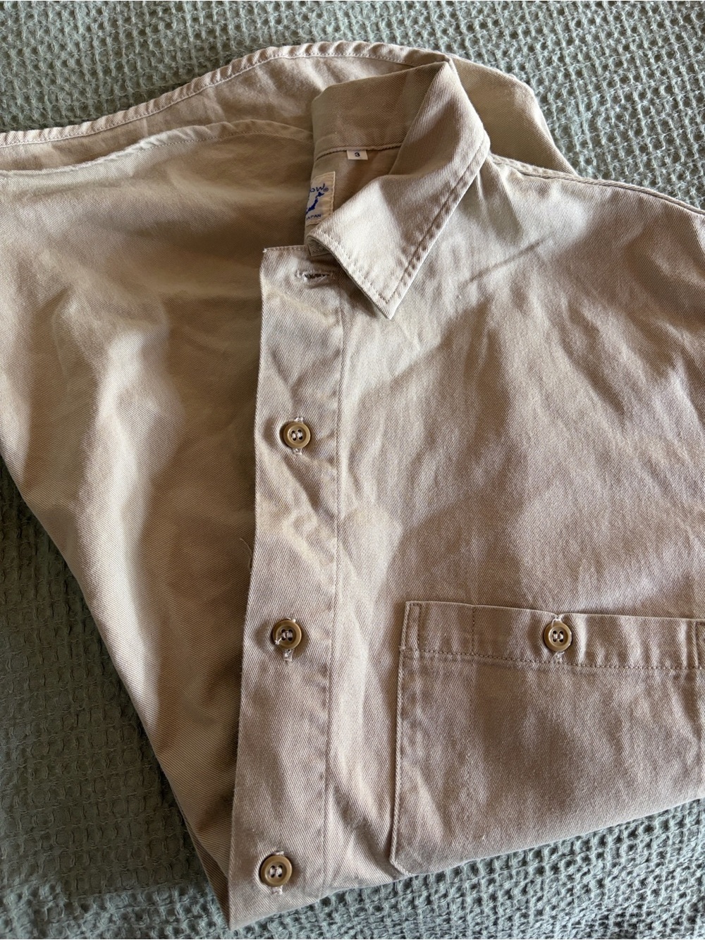 OrSlow Japan Casual Short Sleeve Button-Down Shirt